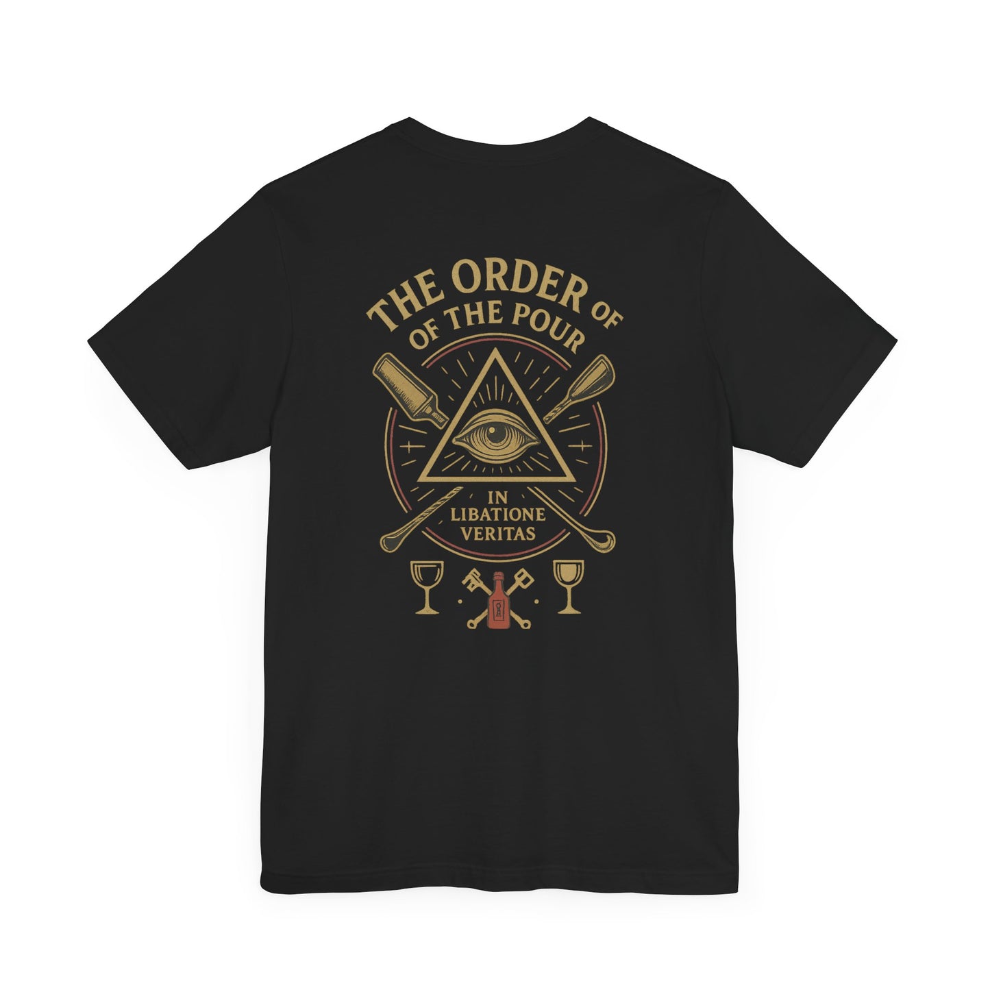 BAR STAFF - Bar Staff Secret Brotherhood T-Shirt - Bartender Service Industry Night Club Tee